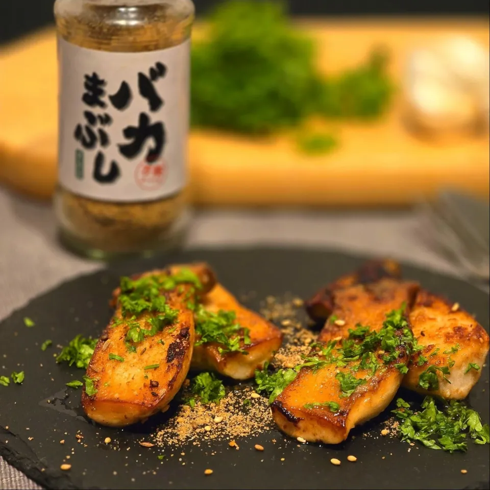 バカバターエリンギステーキ|オハナシマンさん