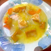 常呂産秋鮭&当別産南瓜のクリームシチュー|Miekoさん