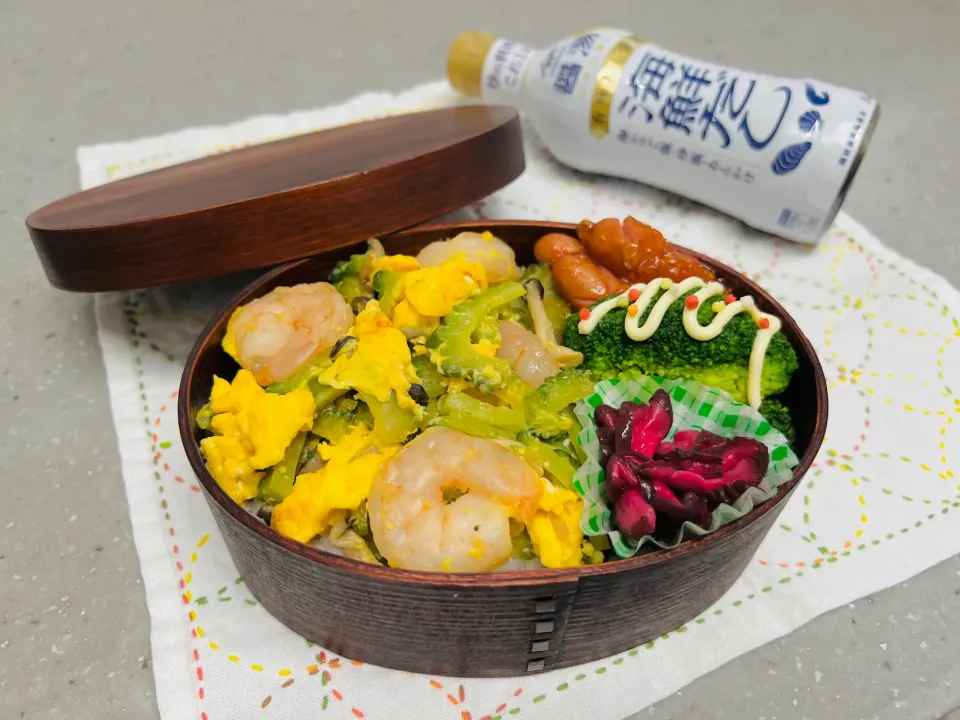 「海鮮ゴーヤチャンプルー弁当」|バシュランさん