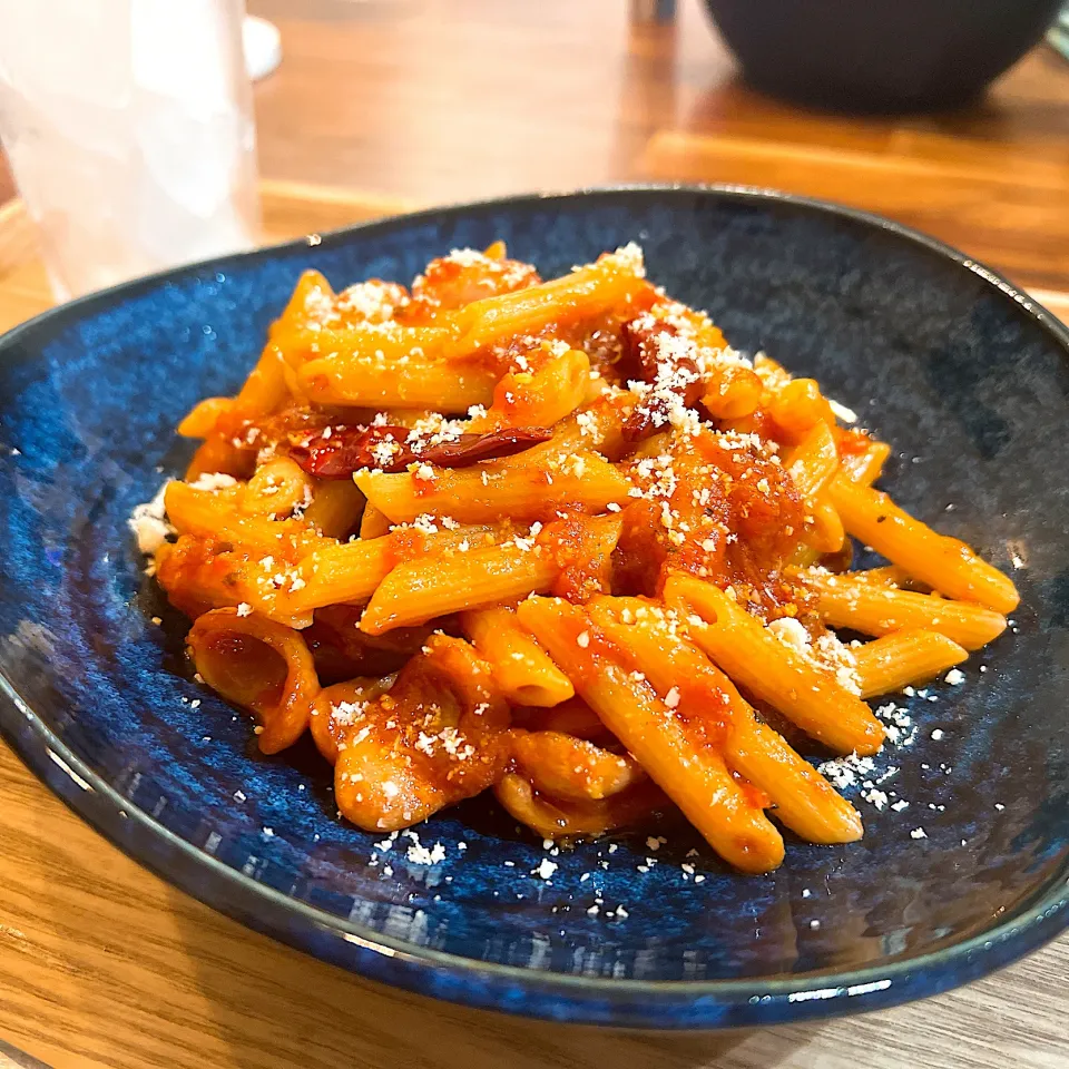 手作りトマトソースでペンネアラビアータ|こじめろ。さん