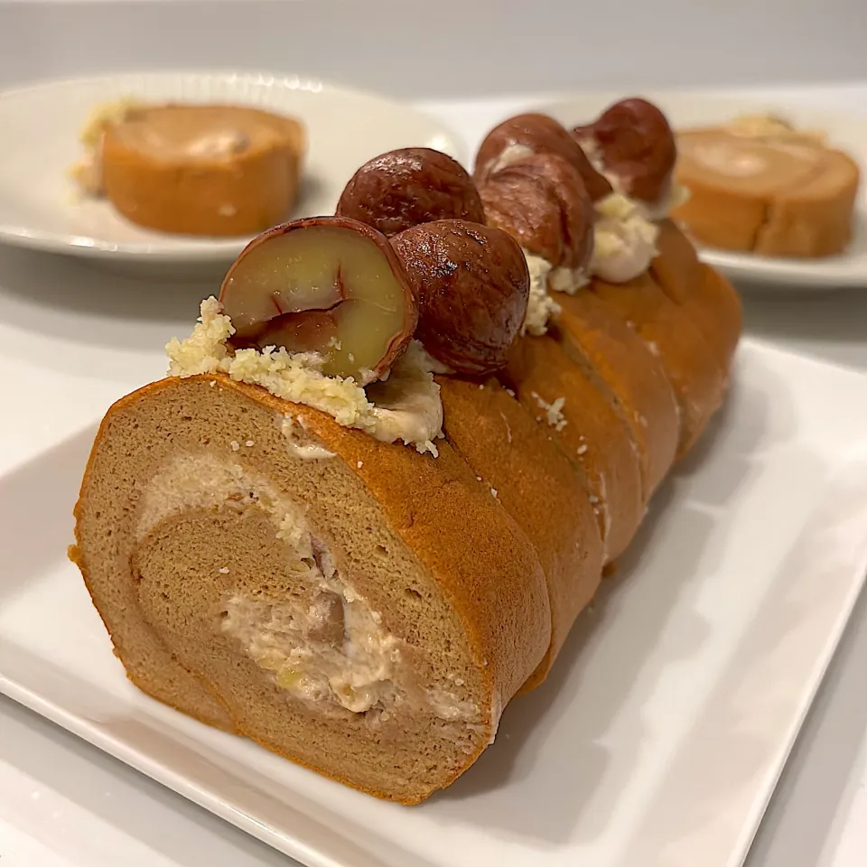 ＊モンブランロール|さっちんさん