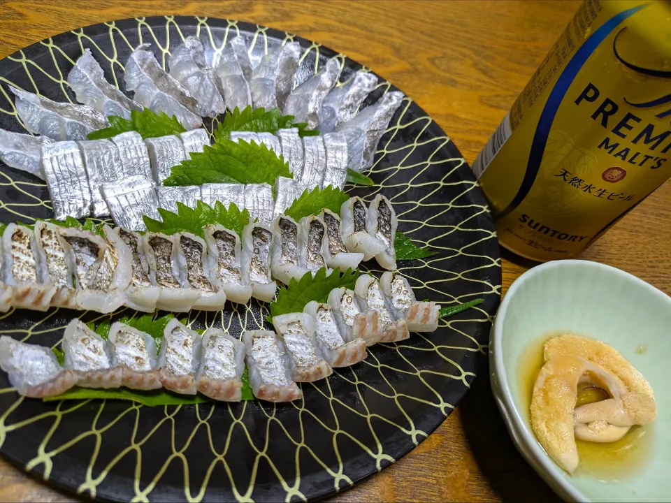 太刀魚のお刺身とマコの煮付け|macoZyさん