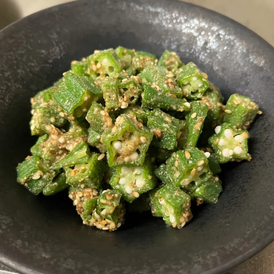 オクラの胡麻和え|sanaeさん