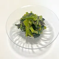 小松菜と海苔の和物。|natsuさん