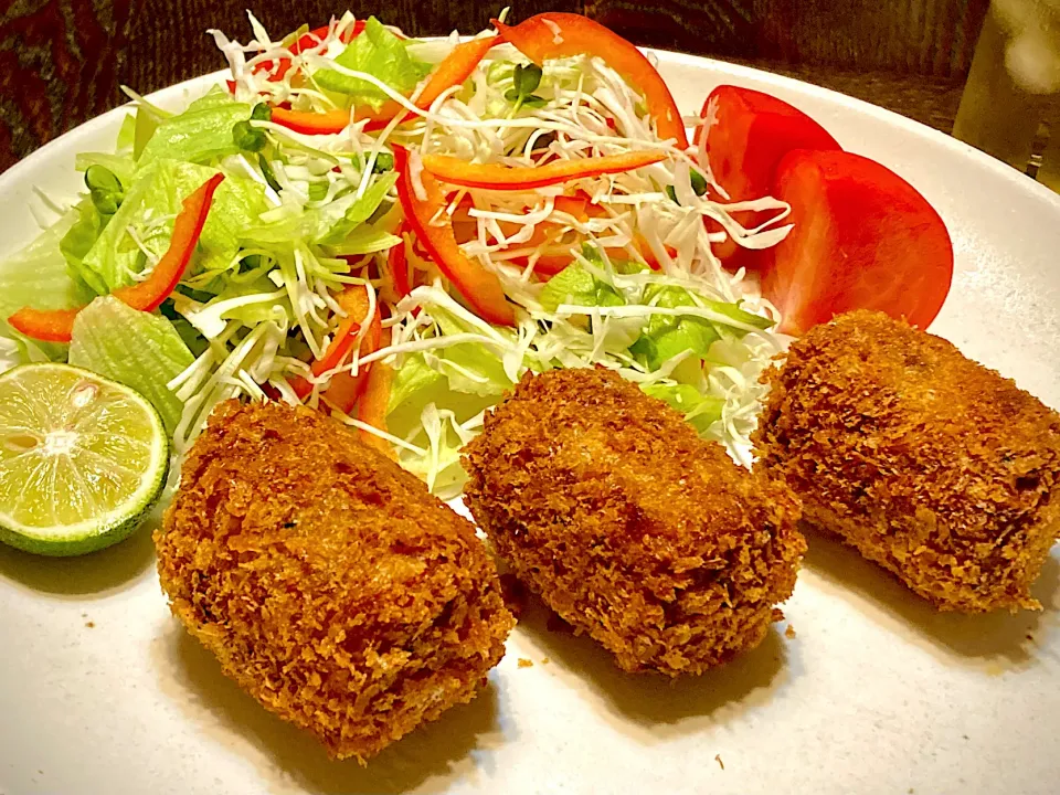 ７７７７投稿は                                                          「ビーフかぼちゃコロッケ」|mottoさん