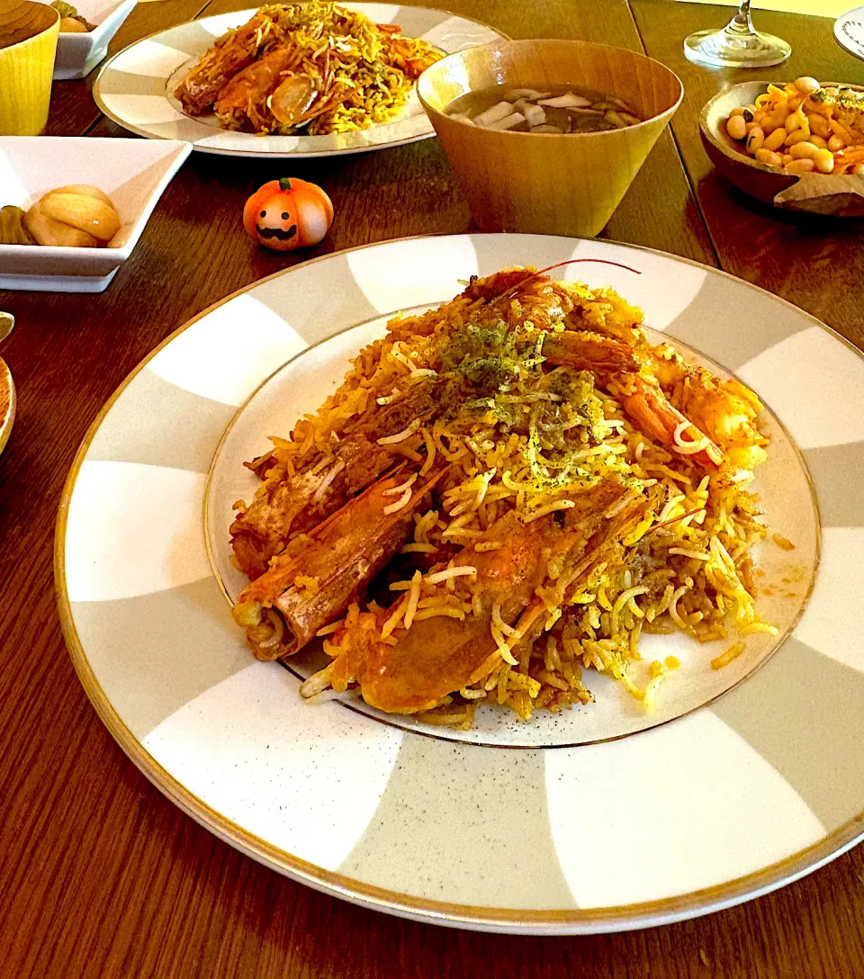 晩ごはん♯ビリヤニ|小松菜さん