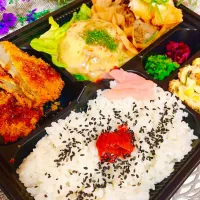 美味しいお米で♥️ハンバーグ弁当🍱😋😋|ゆかこさん