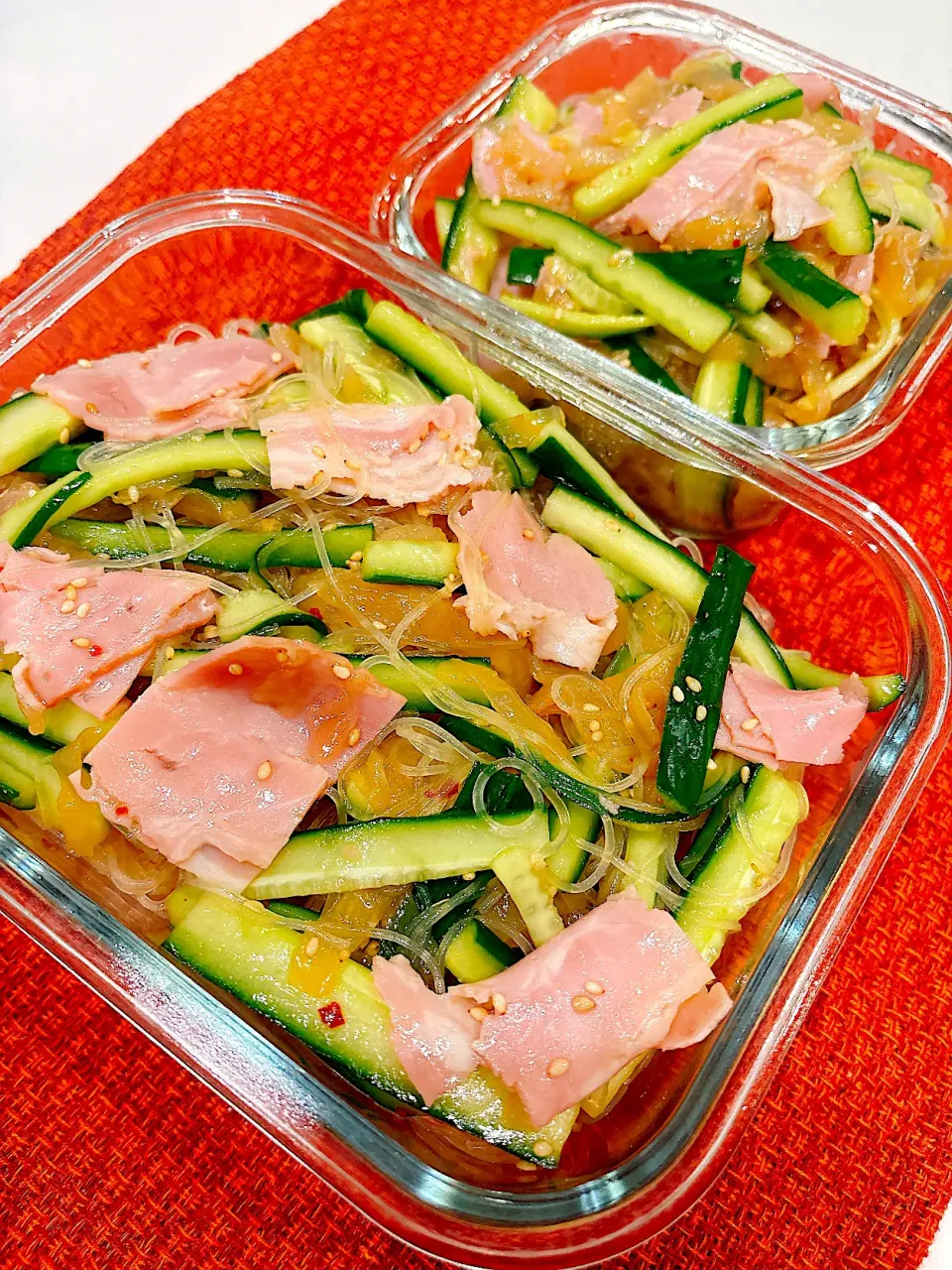 やみつきベーこん春雨（3人分・味濃いめver）|桃仙メル🍑さん