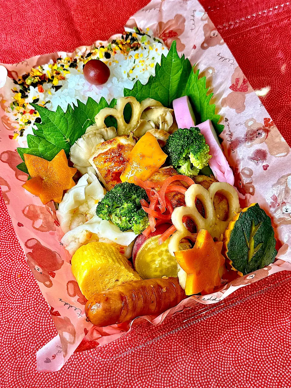 今日のお弁当 🍂|鬼百合さん