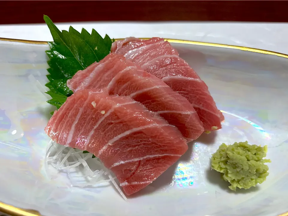 ②10月15日・［伊勢エビ🦞コース］・大トロの刺身😊✨（めっちゃ贅沢切り❣️）|山勝さん