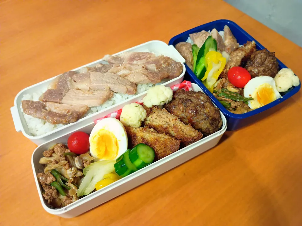 次男・私弁当|tamagomagomagoさん