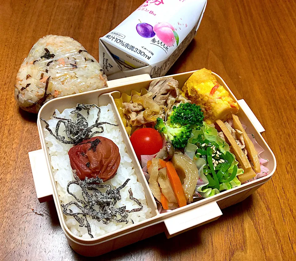 10月17日お弁当＆朝練おにぎり|Meimamaさん