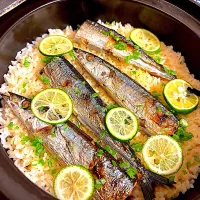 ももさんの料理 koji toyodaさんの料理 秋刀魚の土鍋ご飯