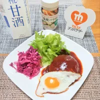 『久々にチーズハンバーグ』|seri-chanさん