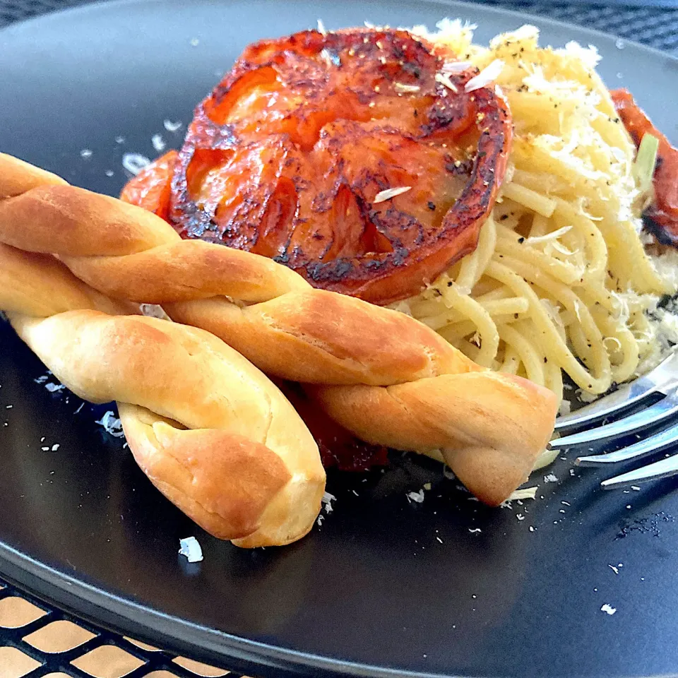 トマト入り釜揚げスパゲッティ|Kさん