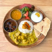 ターメリック香るチキンカレー|青い鳥さん