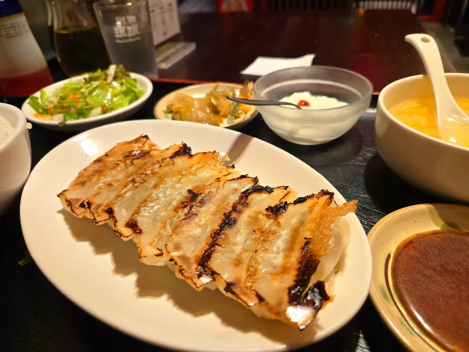 珉珉の餃子一人前定食 630円！|しあるさん