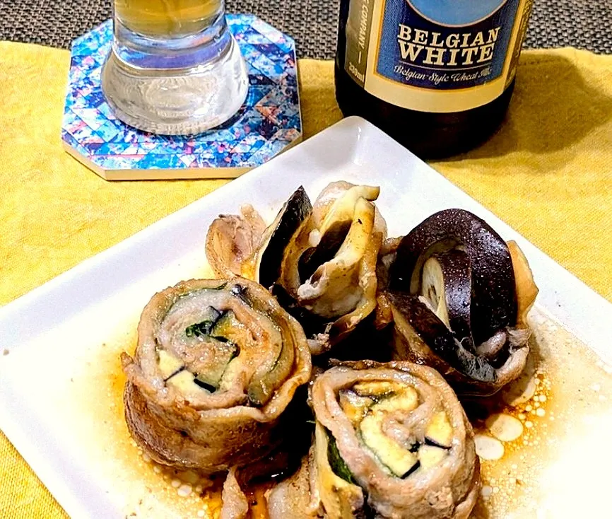 【主菜】なす豚ロール|シュビラさん