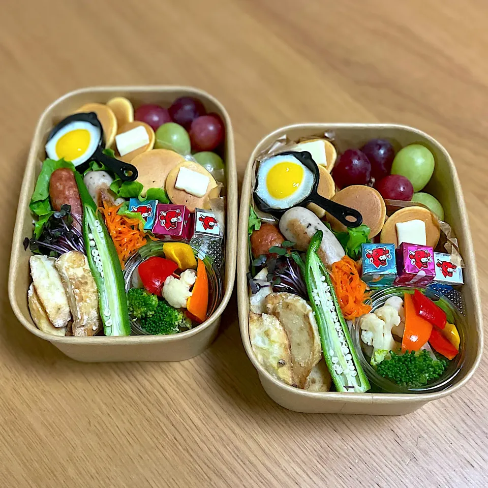 ミニミニパンケーキ弁当|sachi ＊さん