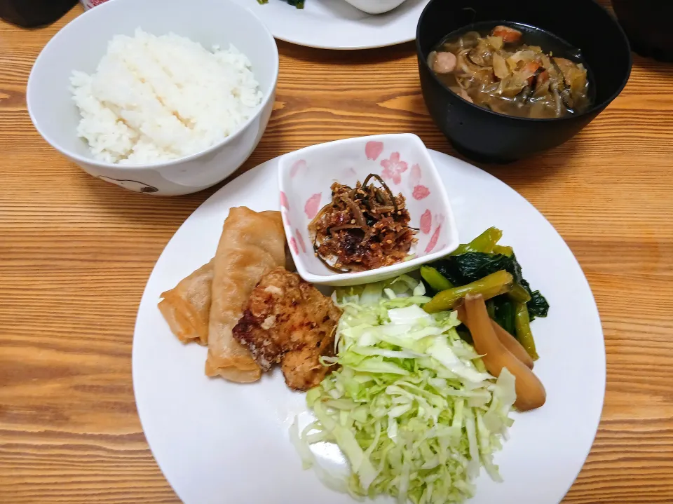 つく置き大活躍な昨日のごはん.+:｡ ヾ(◎´∀｀◎)ﾉ ｡:+.✨|ぽんすけさん