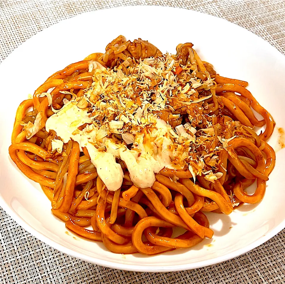 浪江焼きそば(かつおマヨネーズ&いわし削り節)|shibazakiさん