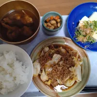 キャベツとひき肉炒め|さゆさん