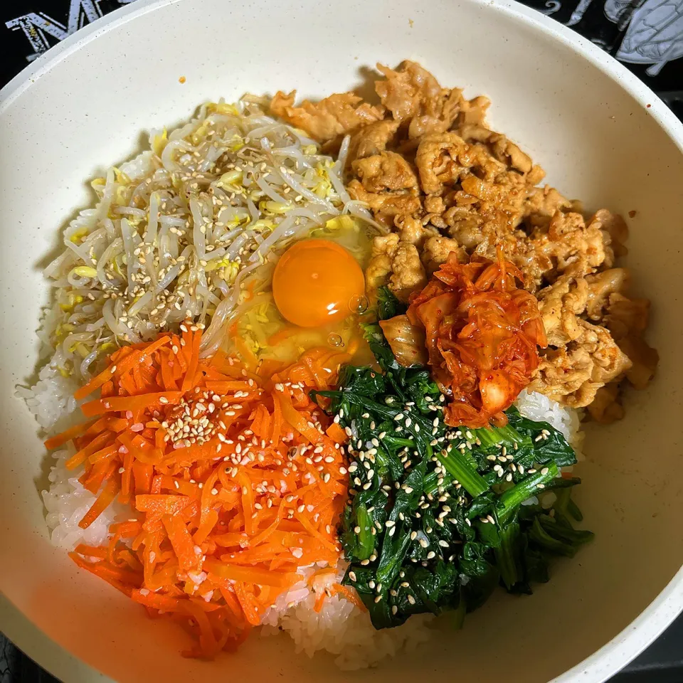 フライパンでビビンバ♬|panchiさん