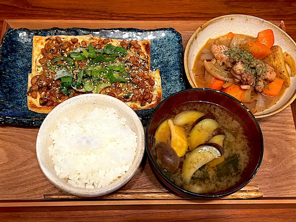 鶏じゃがと揚げ納豆|tun223さん