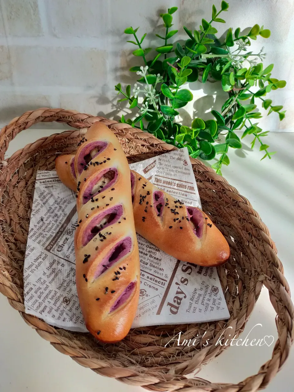 もちもちお芋パン☺️🍠|あみさん