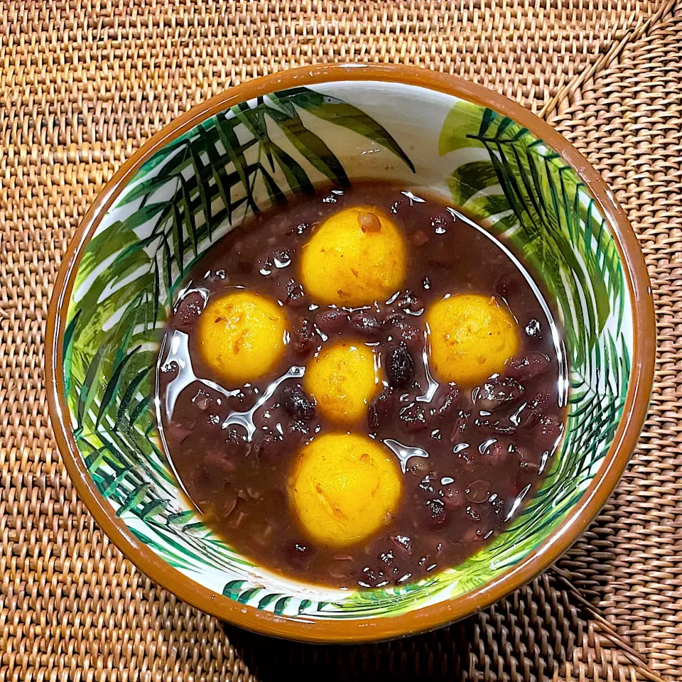 かぼちゃ団子のぜんざい|kyon2さん