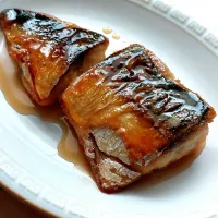塩さばの飴色焼き|きつねさん