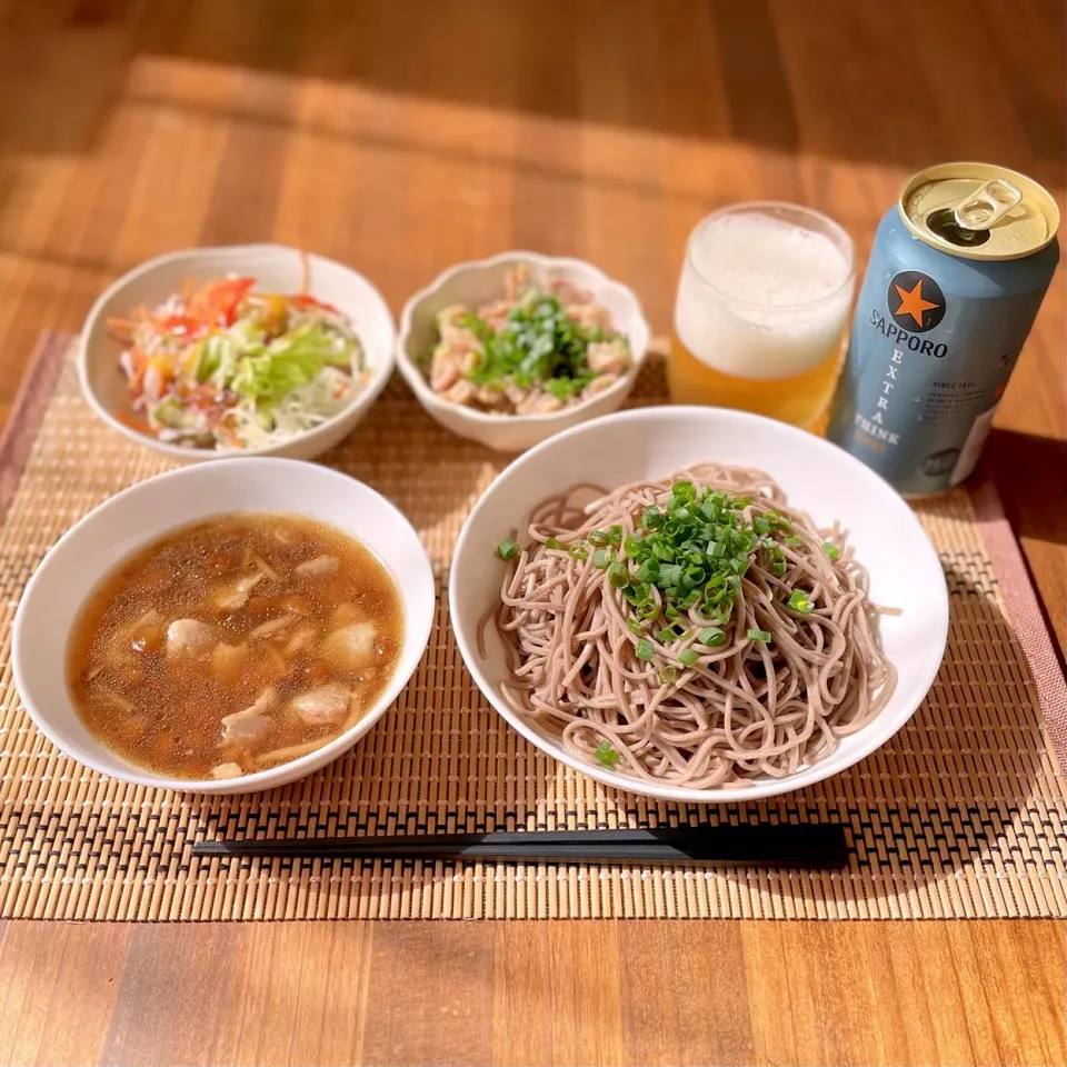 なめこと鶏もも肉のつけ蕎麦|Ruotoさん