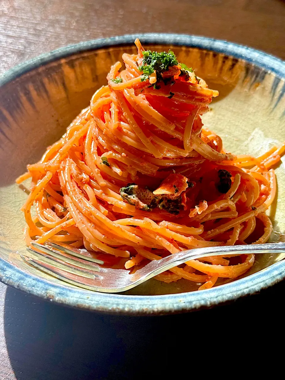 赤102な「本気のたらこパスタ」|ichiさん