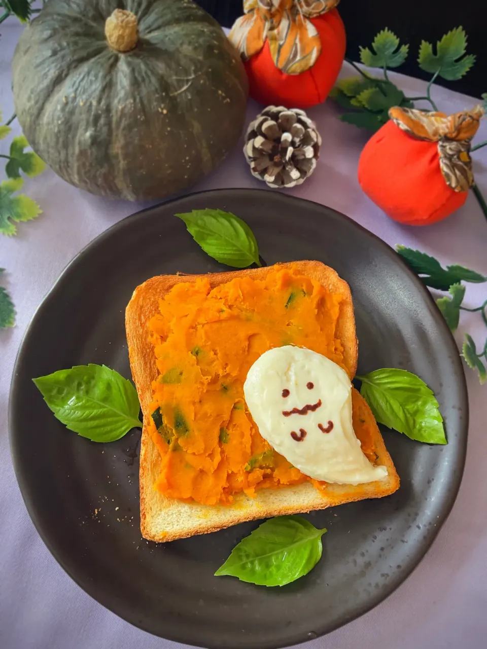 カボチャペーストdeハロウィントースト|スイーツポテトさん
