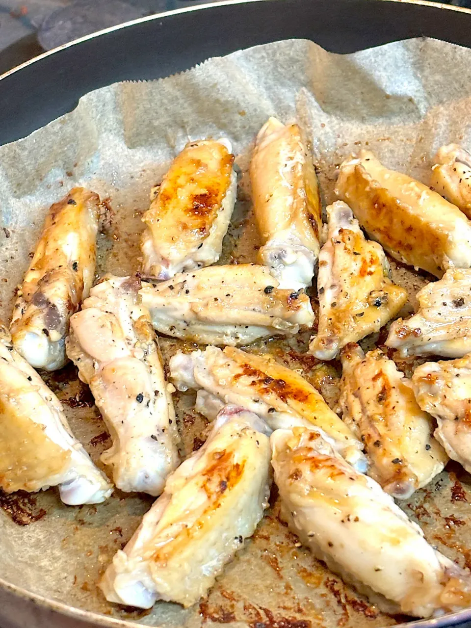 手羽中のにんにく焼き|のろさん