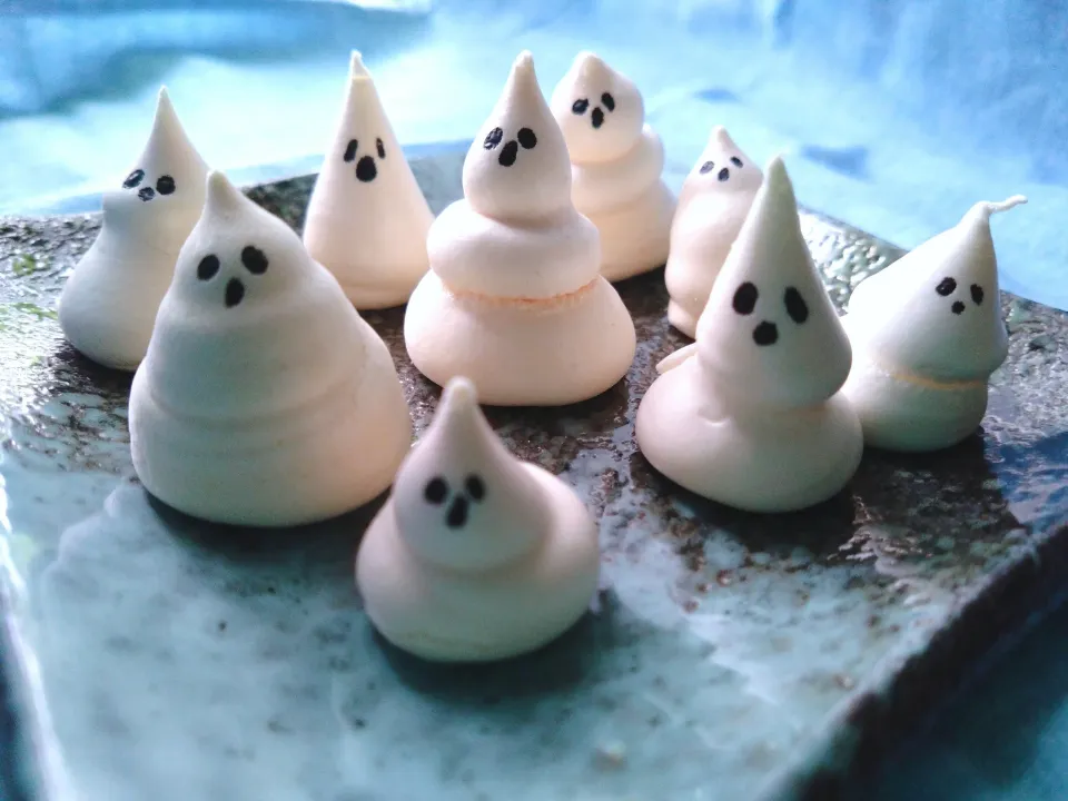 おばけメレンゲクッキー|きこりnoteさん