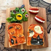 ハロウィントースト|ちえさん