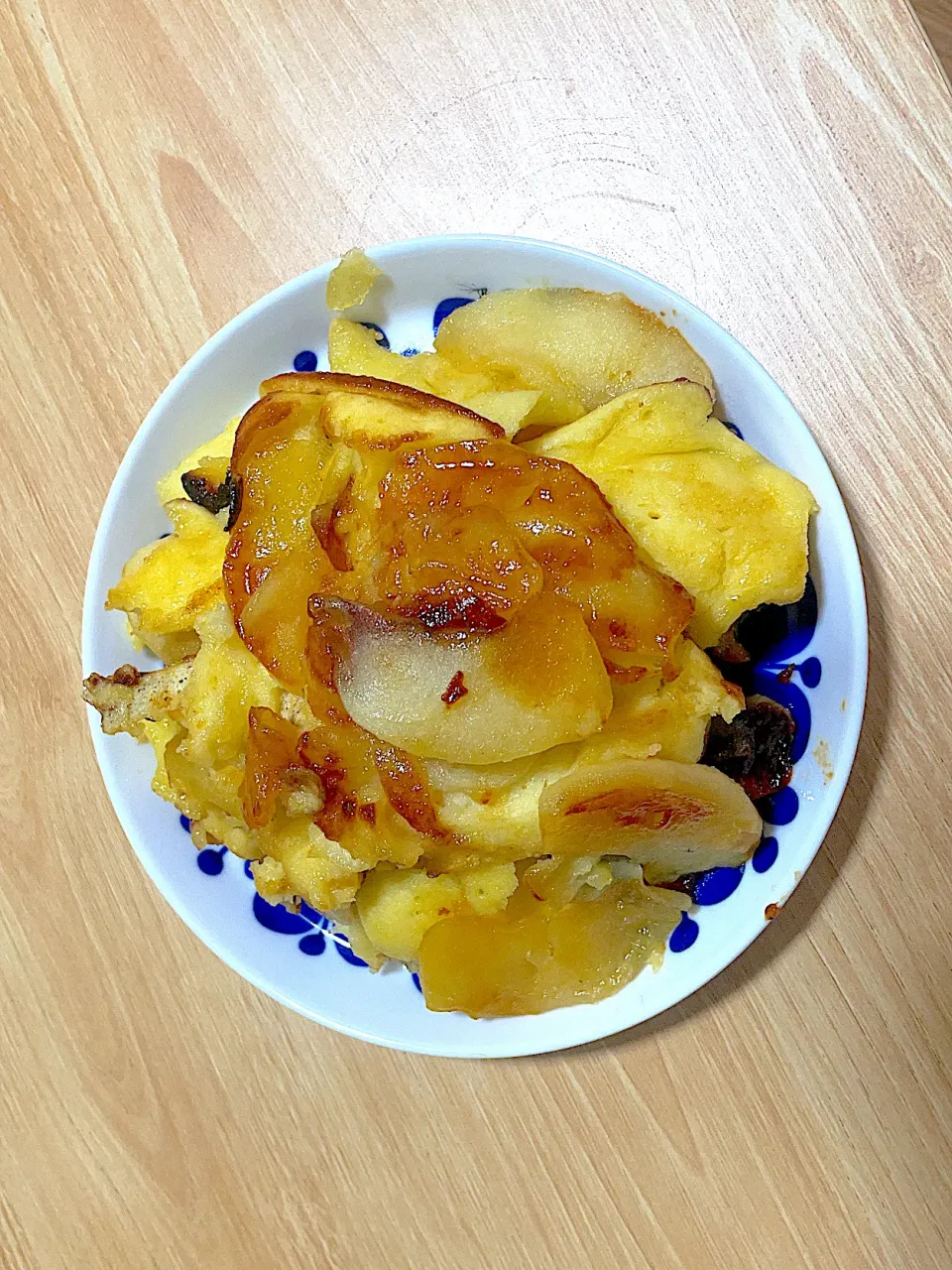 ばくばクックYouTubeを見てやったんだけどまったく別物に(^◇^;)スコップケーキに変身、たぶん。|ぽんぽこまめだ。さん