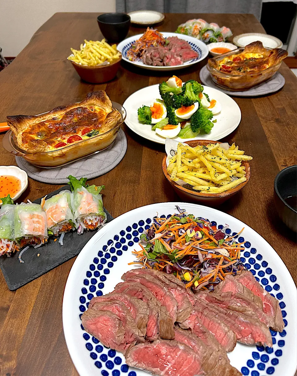 中1男子のお誕生日メニュー|charickさん