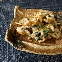 鶏せせりと香味野菜の柚子胡椒焼き|Taさん