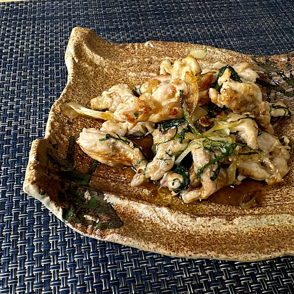 鶏せせりと香味野菜の柚子胡椒焼き|Taさん