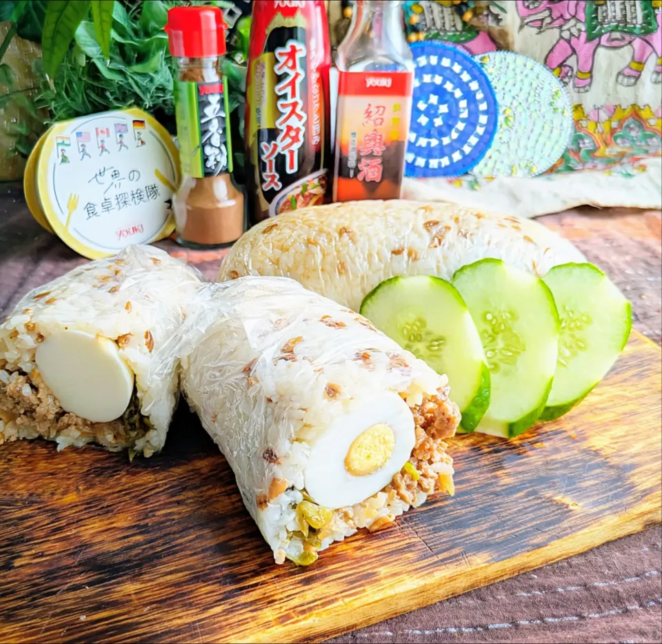 🌏『世界の食卓探検の旅』🇹🇼台湾料理
【🇹🇼飯糰（ファントァン）】(台湾おにぎり)|ayaさん