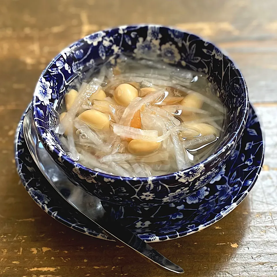 素食（スーシー）スープ / 大豆と大根、梅干し|七海さん