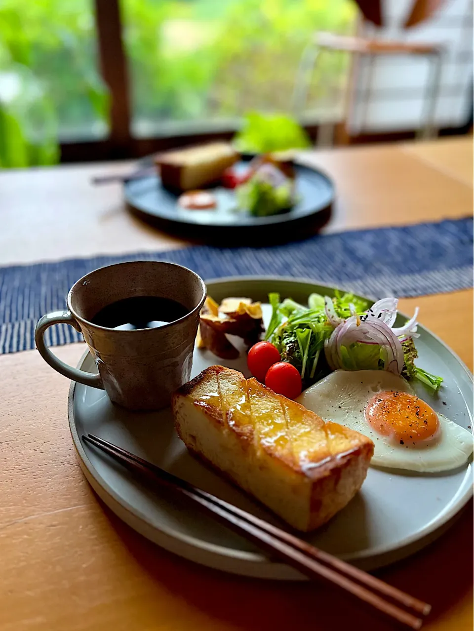 和室で整うモーニングプレート🍞|kaeさん