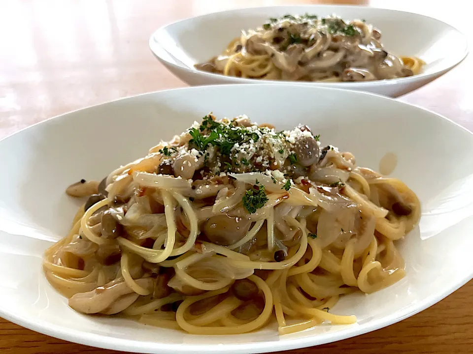 ＊きのこクリームパスタ🍄‍🟫＊|＊抹茶＊さん