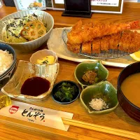 ミックスかつ定食|たくちゃんせんせーさん