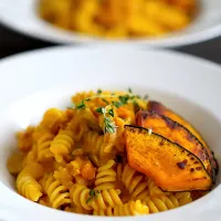 かぼちゃのクリームパスタ|てつやさん