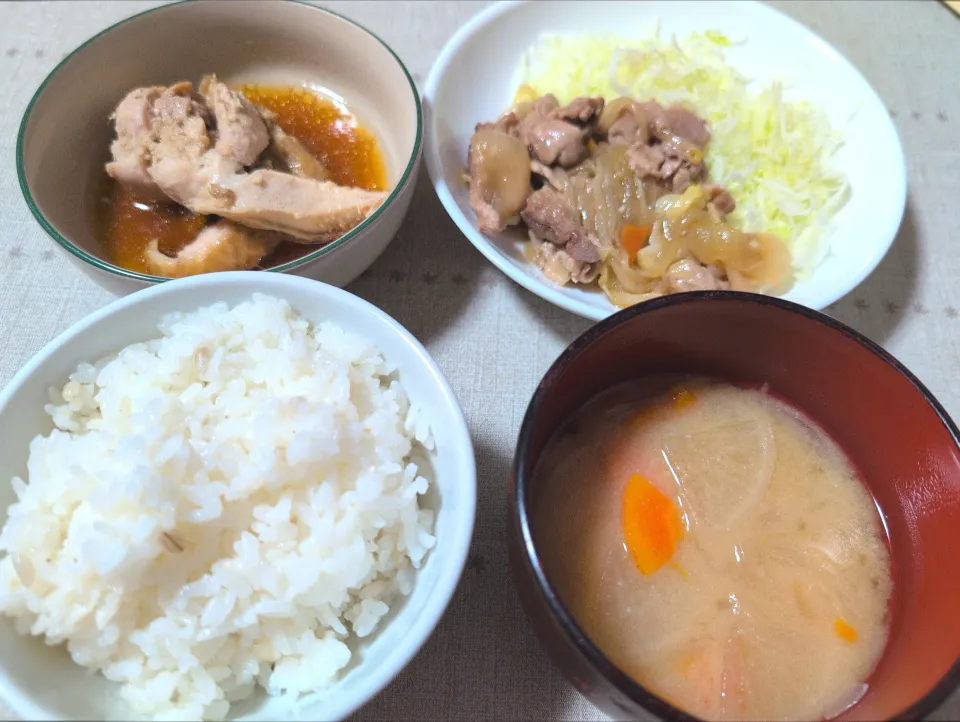 〈記録〉長男仕度の夕食|どかどかさん