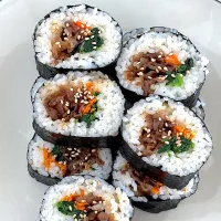 旦那さん誕生日ご飯　キンパ|ゆかりさん