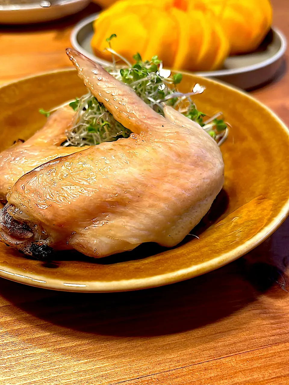 グリルでパリパリ手羽先|おさかなさん